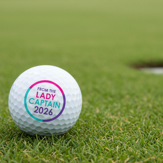 From the Lady Captain 2026 - 12 Srixon Soft Feel Golf Balls & Pink Pillow Boxes