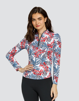 Tail Ladies Radley Long Sleeve Polo - Palm Breeze