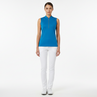 Tail Ladies Marin Sleeveless Golf Polo - Mykonos