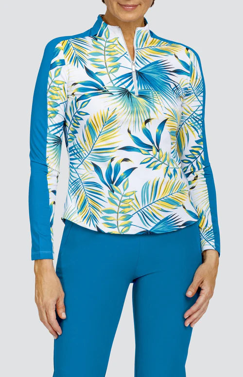 Tail Ladies Pierce Long Sleeve Golf Polo Tuscany Palms
