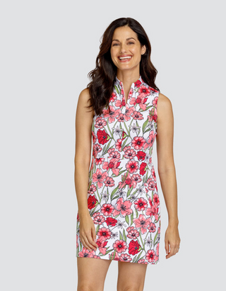 Tail Ladies Andreina Sleeveless Golf Dress - Strawberry Blossoms Tail Ladies Andreina Sleeveless Golf Dress - Strawberry Blossoms