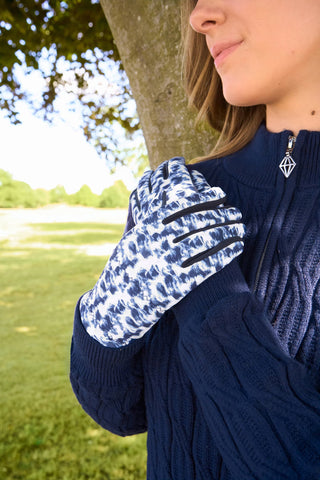 Fleece Lined Polar Stretch Winter Golf Gloves - Winter Tableau