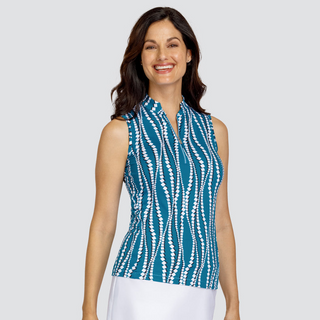 Tail Ladies Golf Electra Sleeveless Top - Diamond Waves