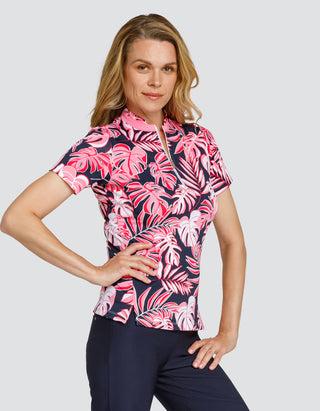 Tail Ladies Jo Short Sleeve Polo - Stellar Foliage