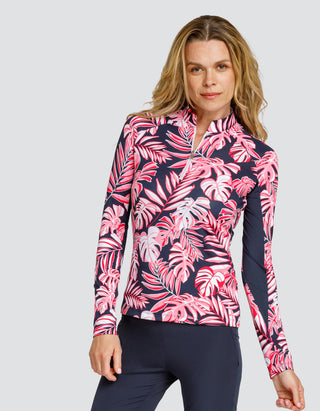 Tail Ladies Shalia Long Sleeve Polo - Stellar Foliage