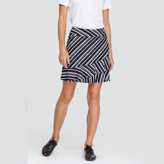 Tail Ladies Golf Pull On Kiana Skort 45 CM- Spar Stripe