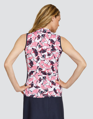 Tail Ladies Cally Sleeveless Polo - Ginko