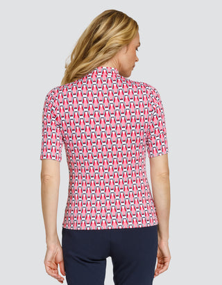 Tail Ladies Albie Half Sleeve Polo - Empress Gem