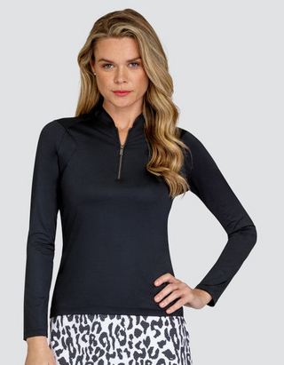 Tail Ladies Golf Lovell Long Sleeve Polo - Onyx