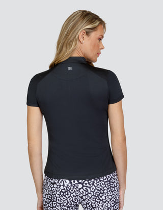 Tail Ladies Golf Genesis Short Sleeve Polo - Black