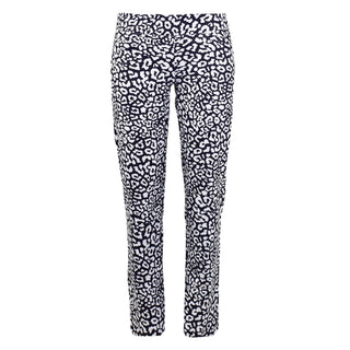 Tail Ladies Golf Mulligan Pull On Trousers 31 Inch - Onyx Leopard