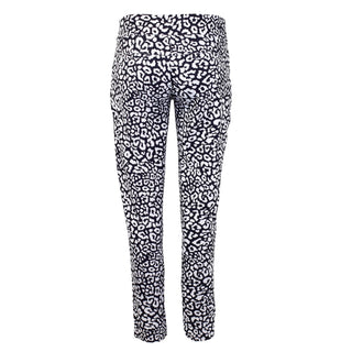 Tail Ladies Golf Mulligan Pull On Trousers 31 Inch - Onyx Leopard