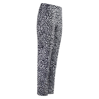 Tail Ladies Golf Mulligan Pull On Trousers 31 Inch - Onyx Leopard