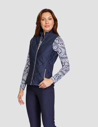 Tail Ladies Golf Sonny Quilted Vest - Navy