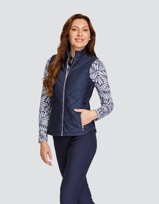 Tail Ladies Golf Sonny Quilted Vest - Navy