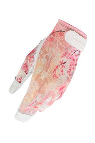 Tan Through Cabretta Leather Sun Glove - Wildflower