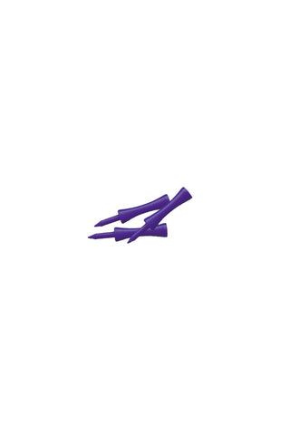 Pack Of 30 Wooden Castle  Golf Tees - Purple
