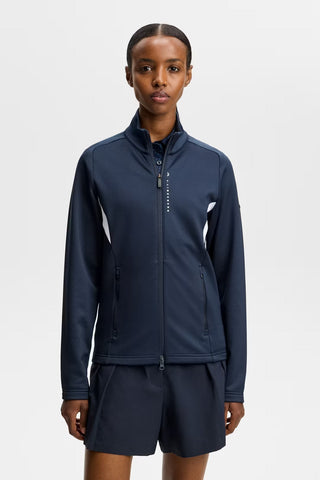 Selena Full Zip Mid Layer - JL Navy