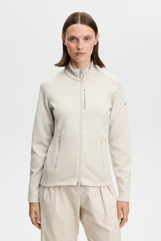 Selena Full Zip Mid Layer - Moonbeam