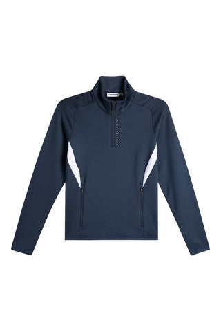 Selena Quarter Zip Mid Layer - JL Navy