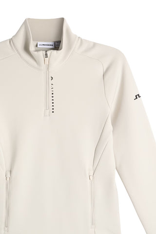 Selena Quarter Zip Mid Layer - Moonbeam