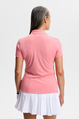 Tour Tech Ladies Golf Polo - Flamingo Plume
