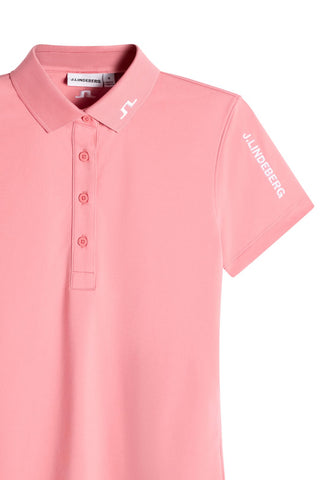 Tour Tech Ladies Golf Polo - Flamingo Plume