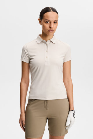 Tour Tech Ladies Golf Polo - Moonbeam