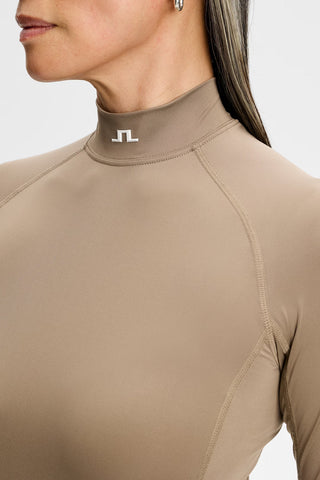 Ella Compression Top - Brindle