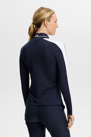 Hertta Long Sleeve Polo - JL Navy