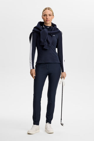 Hertta Long Sleeve Polo - JL Navy