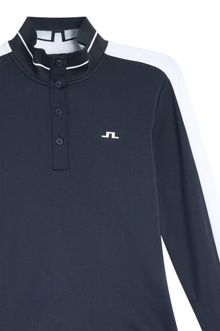 Hertta Long Sleeve Polo - JL Navy