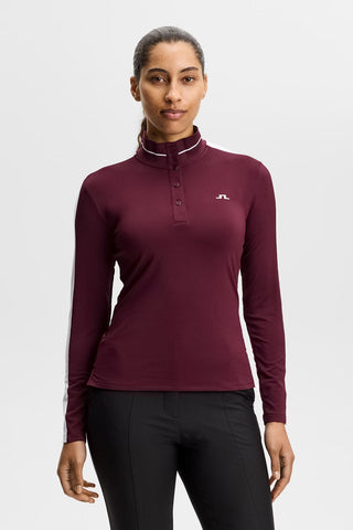 Hertta Long Sleeve Polo - Winetasting