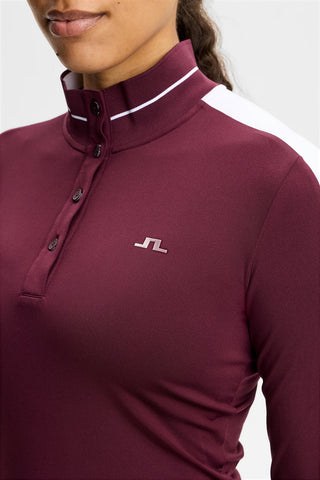 Hertta Long Sleeve Polo - Winetasting