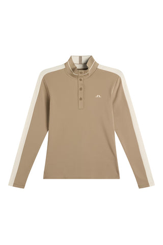 Hertta Long Sleeve Polo - Brindle