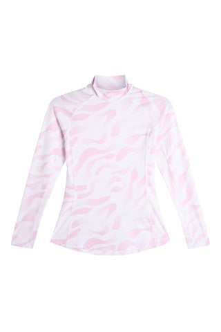 Ella Print Compression Top - White Orchid