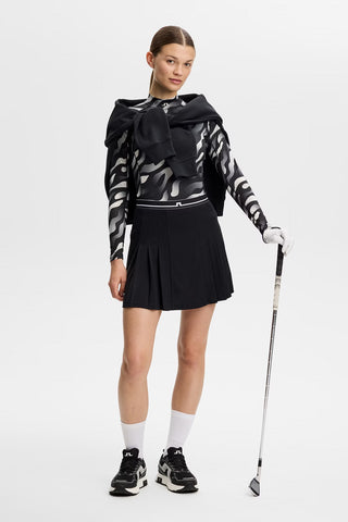 Ella Print Compression Top - Bunker Fade Black Moonbeam
