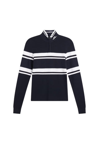 Ariadne Knit Quarter Zip - JL Navy