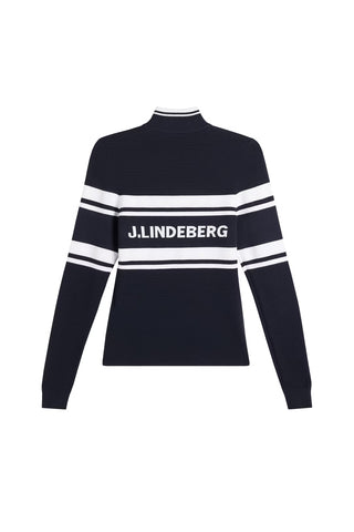 Ariadne Knit Quarter Zip - JL Navy