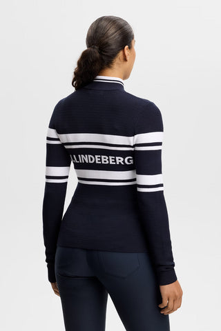 Ariadne Knit Quarter Zip - JL Navy