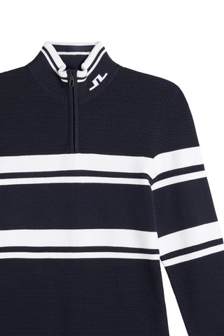 Ariadne Knit Quarter Zip - JL Navy