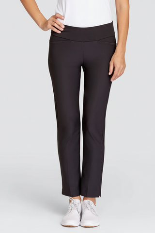 Tail Mulligan Ankle Pull On Ladies Golf Trousers - Black - 28 inch