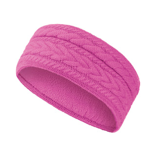 Pink Ladies Golf Knitted Fleece Lined headband is designed in a feminine knit style with a central knot detailing on the front. Matching waterproof bobble hat and snood are also available.