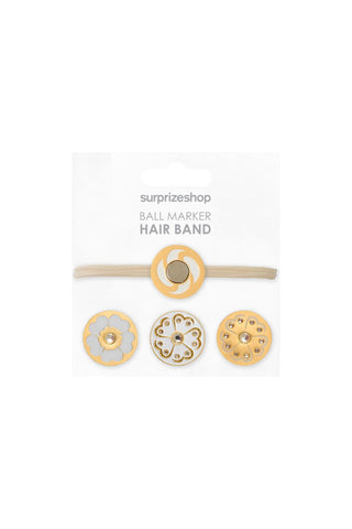 Hairband Ball Marker Set - Gold