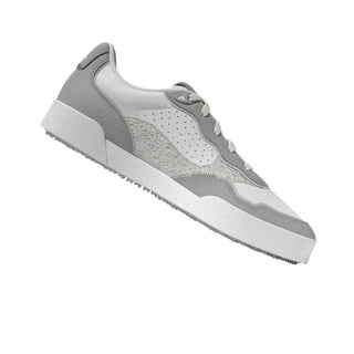 Adidas Womens Retrocross 25 Spikeless Golf Shoes - White, Silver & Grey