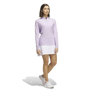 Ultimate365+ Soild Quarter-Zip Base-Layer - Frozen Purple