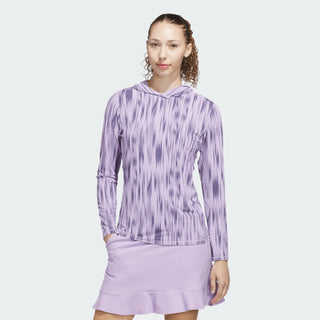 Adidas Womens Ultimate365 Hooded Golf Sweatshirt - Lilac