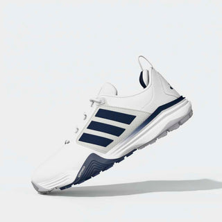 Adidas Womens Adipower 26 Waterproof Golf Shoes - White, Crystal & Navy