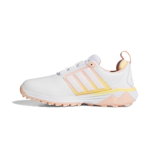 Adidas Womens Adipower 26 Waterproof Golf Shoes - White, Pink & Tangerine