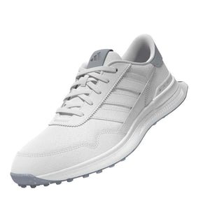 Adidas Womens S2G 26 Leather Spikeless Golf Shoes - White & Silver